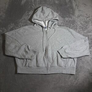 Old Navy Dynamic Full Zip Crop top Hoodie Women's Size Large Lounge